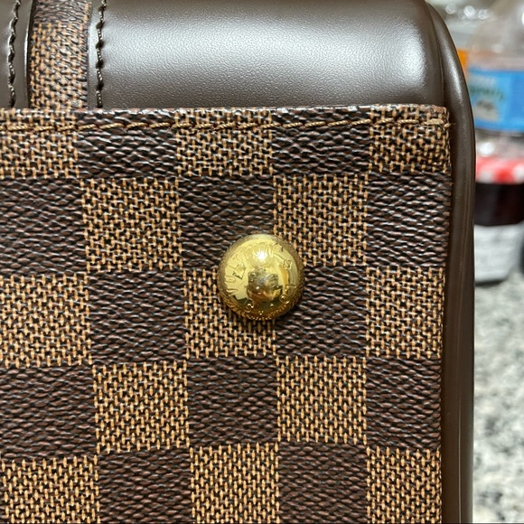 Louis Vuitton Damier Berkeley Satchel Ebene Handbag